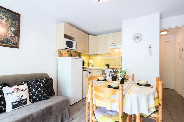 Knus appartement op loopafstand van de gondel in Saint Lary Soulan - thumbnail 5