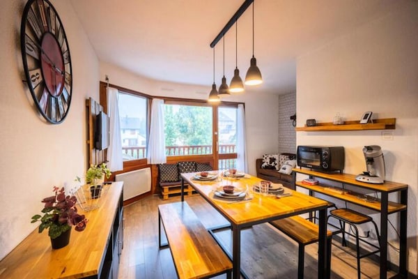 Knus appartement voor 6 personen vlakbij de gondel in Saint-Lary - thumbnail 3