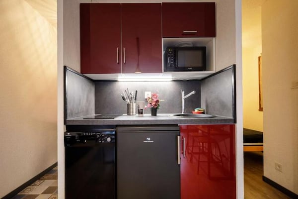 Knus appartement voor 6 personen vlakbij de gondel in Saint-Lary - thumbnail 5