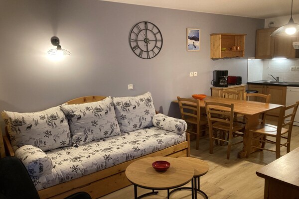Sfeervol appartement aan de piste in Orcières | 6 personen, balkon met bergzicht - thumbnail 6
