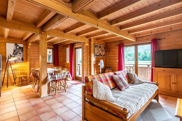 Ruim appartement voor 10 personen nabij de piste in Morillon - thumbnail 2
