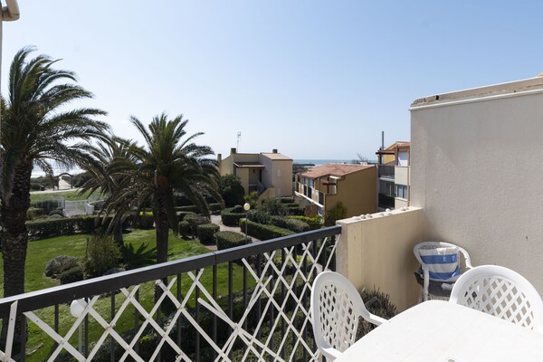 Licht appartement op 50m van het strand in Agde met zwembad - thumbnail 4