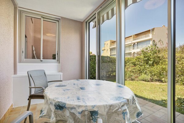 Santa Monica 2 E: Gezellig appartement met tuin, 200m van strand en centrum Agde - thumbnail 3