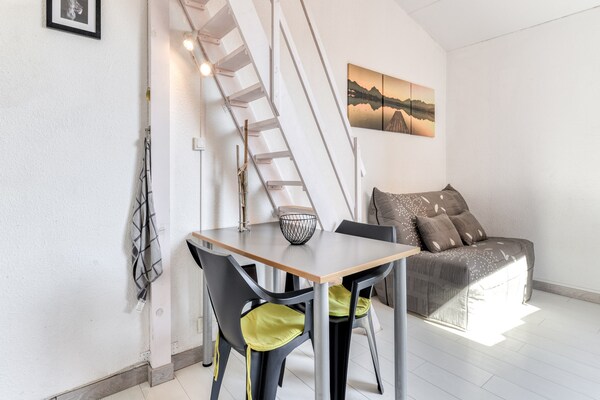 Knusse studio voor 4 op 200m van centrum en 500m van strand in Agde - thumbnail 2