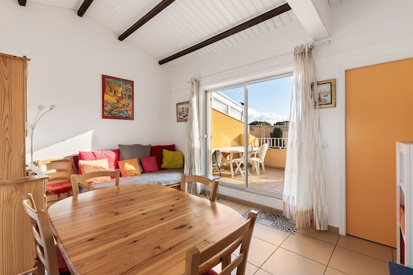 Licht appartement op 200m van strand en centrum Agde - thumbnail 1