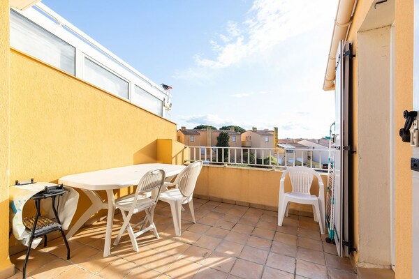 Licht appartement op 200m van strand en centrum Agde - thumbnail 5