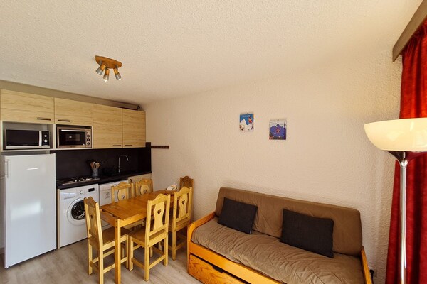 Appartement 50m van de piste met balkon in Les Deux Alpes - thumbnail 2