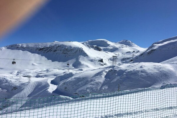 Appartement 6p direct aan de piste in Les Deux Alpes met balkon - thumbnail 6