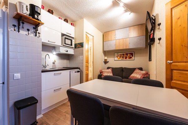 Knus appartement in Morillon met balkon, op 200m van de skilift - thumbnail 5