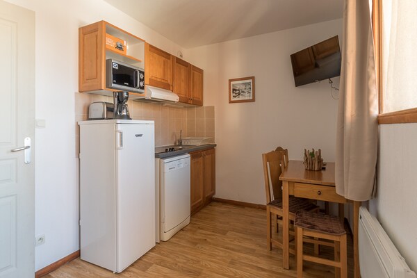 Knus appartement in Orcières, 200m van de piste - thumbnail 3