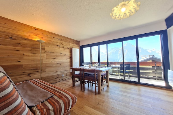 Appartement 4p aan de piste in Les Deux Alpes met balkon - thumbnail 6