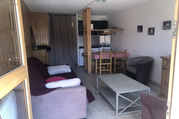 Knus appartement op 400m van de piste in Les Deux Alpes - thumbnail 3