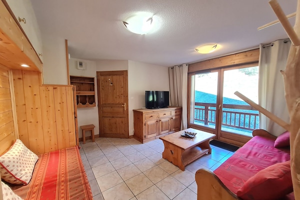 Rustiek appartement voor 8 pers. direct aan de piste in Les Deux Alpes - thumbnail 5