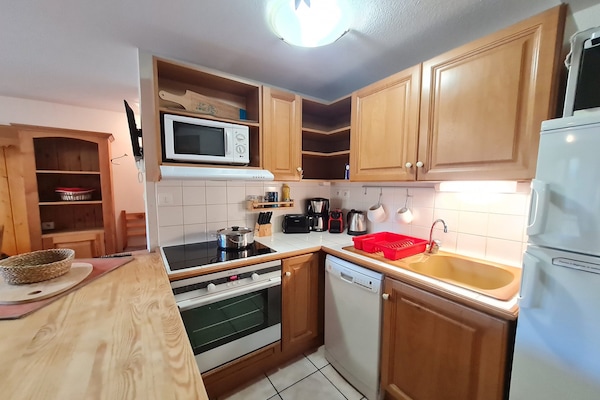 Rustiek appartement voor 8 pers. direct aan de piste in Les Deux Alpes - thumbnail 3