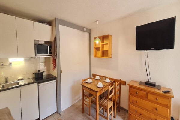 Aan de piste: Charmant appartement in Les Deux Alpes voor 4 personen - thumbnail 4