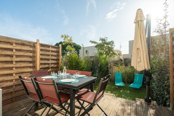 Knusse villa voor 6 personen met tuin, op 450 meter van het strand in Valras-Plage - thumbnail 5
