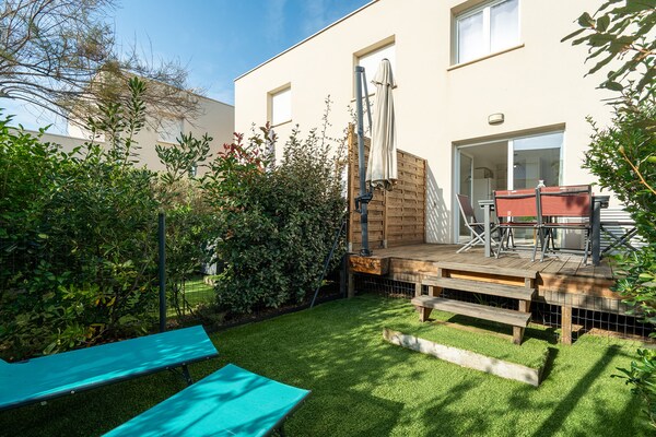 Knusse villa voor 6 personen met tuin, op 450 meter van het strand in Valras-Plage - thumbnail 6