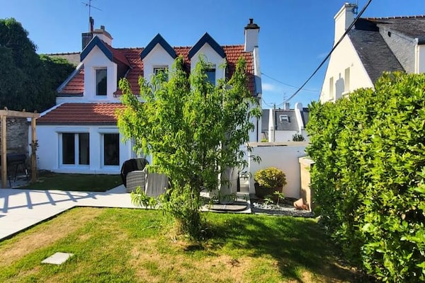Rustiek familie-appartement met grote tuin, 10 minuten van het strand - thumbnail 1