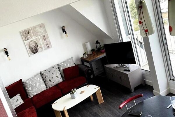 Panoramisch zeezicht appartement vlakbij strand Quiberon - thumbnail 1