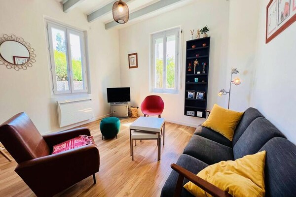 Gerenoveerd appartement met tuin op 600m van het strand in Quiberon - thumbnail 3