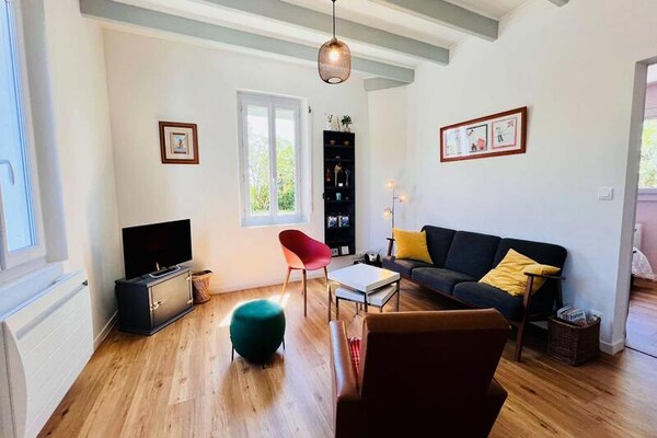 Gerenoveerd appartement met tuin op 600m van het strand in Quiberon - thumbnail 5