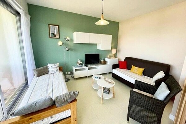 Gezellig studio-appartement met zeezicht in Quiberon, vlakbij het strand - thumbnail 1