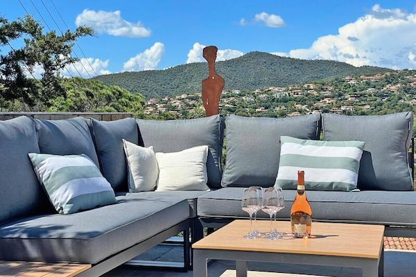 Luxe villa voor 10 personen met privézwembad en gastenverblijf in Ste. Maxime - thumbnail 5