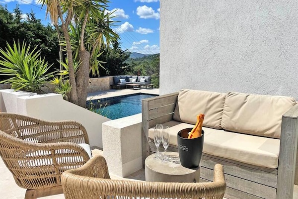 Luxe villa voor 10 personen met privézwembad en gastenverblijf in Ste. Maxime - thumbnail 6