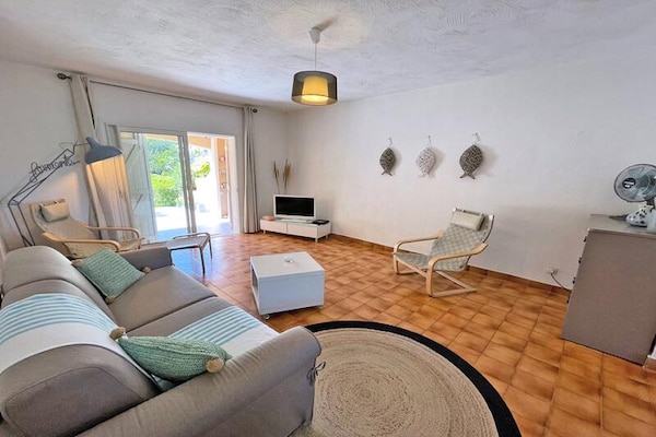 Licht appartement met airco en tuin, op 1,8 km van het strand van Sainte-Maxime - thumbnail 6