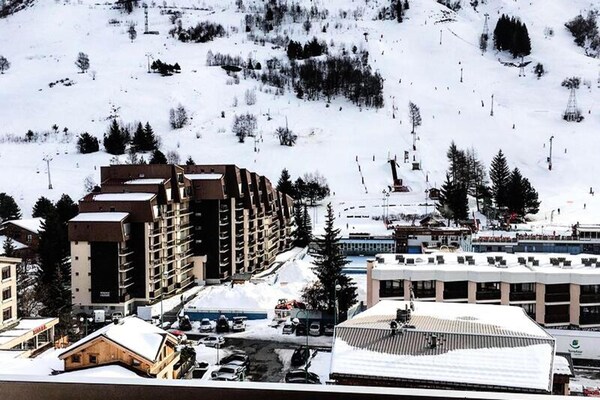 Licht appartement met balkon op de piste in Vénosc - thumbnail 5