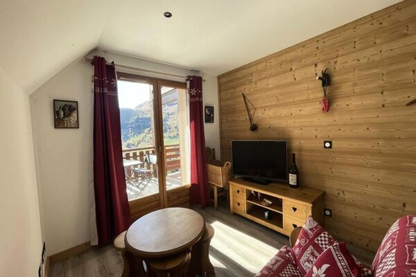 Ruim appartement met panoramisch bergzicht in Les Deux Alpes - thumbnail 3