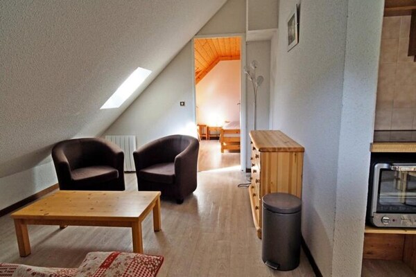 Résidence Apheratz F57: Panoramisch appartement voor 6 in Vénosc - thumbnail 2
