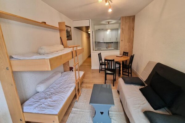 Knus appartement voor 4 in Venosc, vlakbij markt en wandelpaden - thumbnail 5