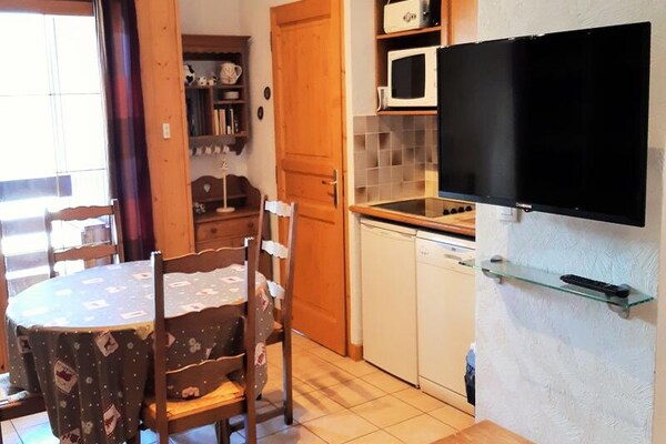 Appartement 6 pers. op 3e verdieping met balkon en uitzicht op de pistes - thumbnail 3