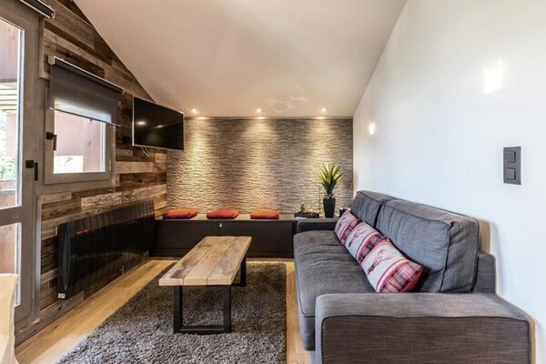 Appartement 6p in Les Avanchers Valmorel, ski-in/ski-out op 200m van skischool - thumbnail 4