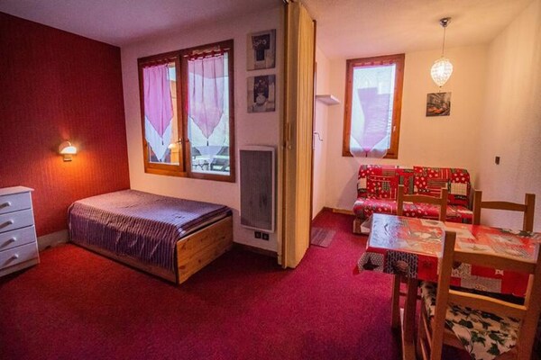 Knus appartement op de begane grond in Valmorel, 100m van de piste - thumbnail 3
