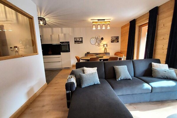 Ski-in, ski-out appartement op 50m van de piste met panoramisch uitzicht - thumbnail 2