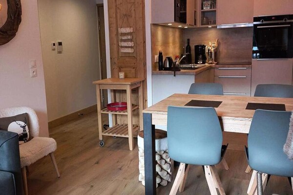 Modern appartement in Les Avanchers Valmorel voor 5 personen - thumbnail 6