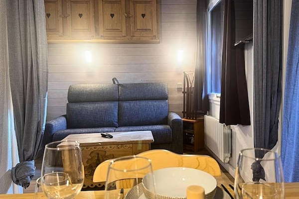 Studio op de piste in Valmorel met balkon, 4 personen - thumbnail 4