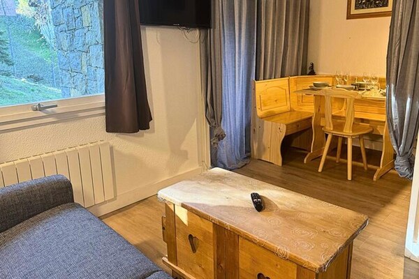 Studio op de piste in Valmorel met balkon, 4 personen - thumbnail 2