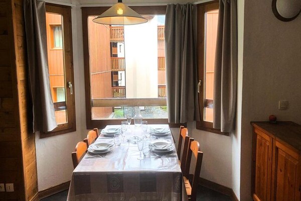 Knus appartement voor 5 personen, direct bij de piste in Les Avanchers Valmorel - thumbnail 5