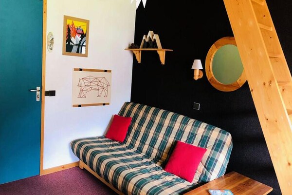 Knusse studio voor 5 personen aan de voet van de pistes in Valmorel - thumbnail 4