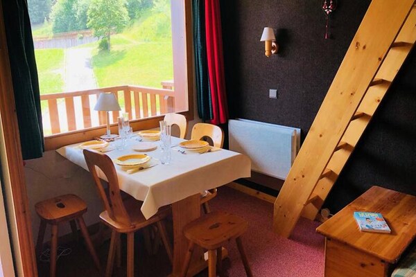 Knusse studio voor 5 personen aan de voet van de pistes in Valmorel - thumbnail 5