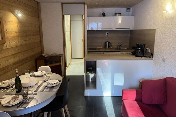 Knus appartement voor 5 personen met directe ski-toegang in Valmorel - thumbnail 5
