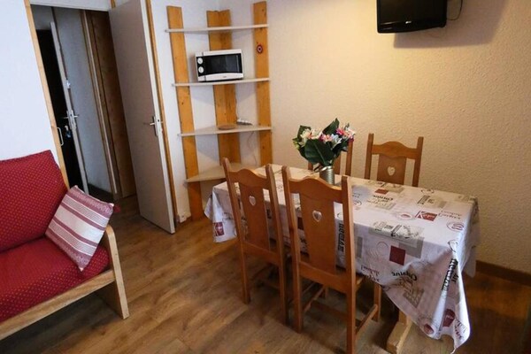 Ski-appartement Résidence Portail: 5 pers. aan de piste in Valmorel - thumbnail 4
