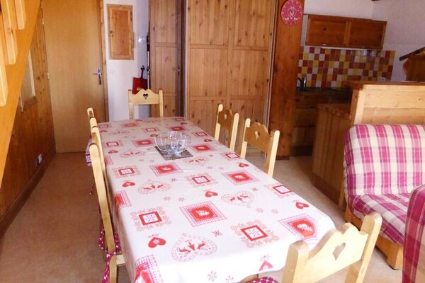 Knus duplex appartement aan de voet van de piste in Valmorel voor 5 personen - thumbnail 1