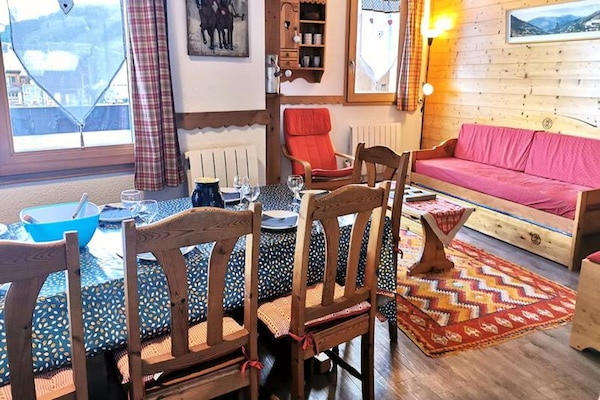 Ruim 8-persoons appartement met balkon op 5 minuten van de piste in Valmorel - thumbnail 3