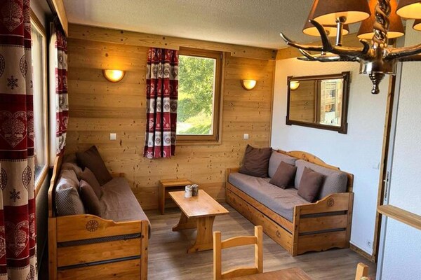 Gezellig appartement in La Forêt met ski-in/ski-out toegang voor 5 personen - thumbnail 4