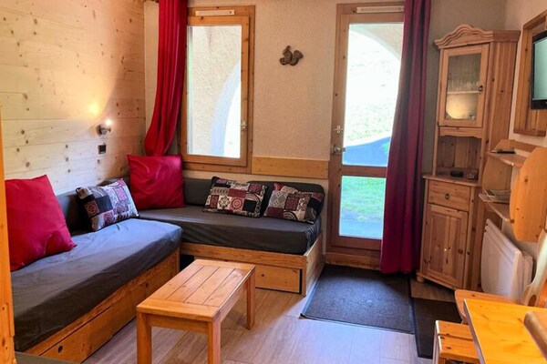Knus appartement 3 sterren direct aan de piste in Les Avanchers Valmorel - thumbnail 3