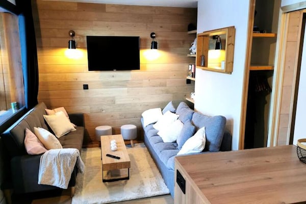 Duplex voor 8 personen aan de piste in Les Avanchers Valmorel - thumbnail 1